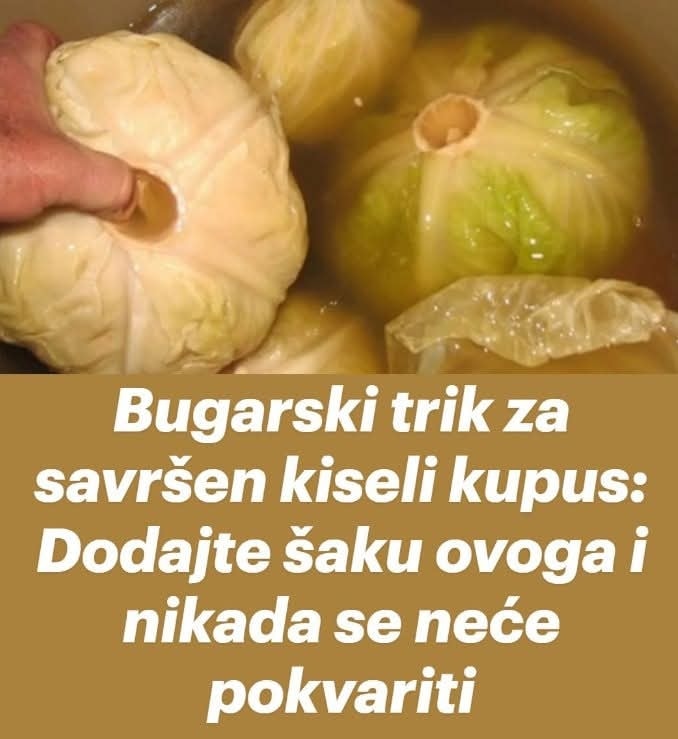Bugarski trik za savršen kiseli kupus: Stavite šaku ovoga i nikada se neće pokvariti… - featured image