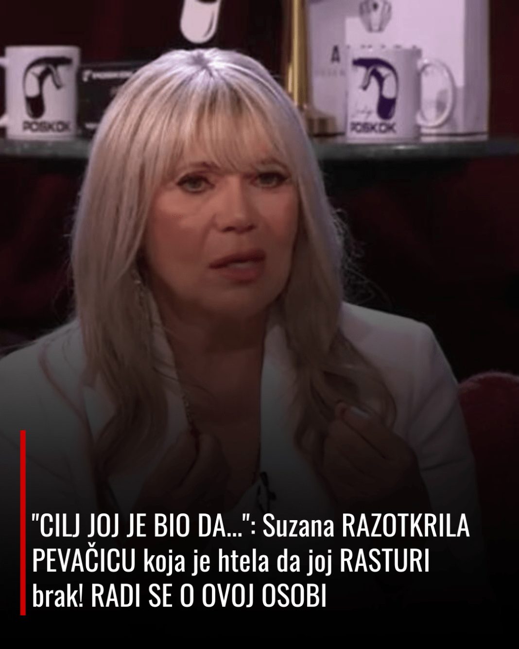 “CILJ JOJ JE BIO DA…”: Suzana RAZOTKRILA PEVAČICU koja je htela da joj RASTURI brak! RADI SE O OVOJ OSOBI - featured image