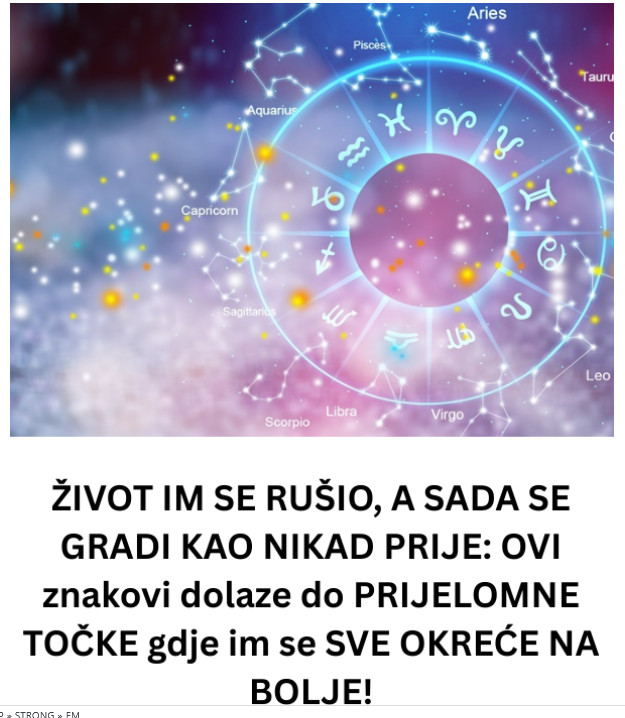 ŽIVOT IM SE RUŠIO, A SADA SE GRADI KAO NIKAD PRIJE: OVI znakovi dolaze do PRIJELOMNE TOČKE gdje im se SVE OKREĆE NA BOLJE! - featured image ŽIVOT IM SE RUŠIO, A SADA SE GRADI KAO NIKAD PRIJE: OVI znakovi dolaze do PRIJELOMNE TOČKE gdje im se SVE OKREĆE NA BOLJE! - featured image