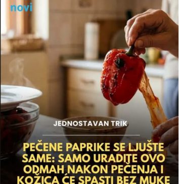 Pečene paprike se ljušte same: Samo uradite ovo odmah nakon pečenja i kožica će spasti bez muke - featured image