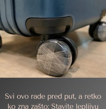 Svi ovo rade pred put, a retko ko zna zašto: Stavite lepljivu traku na točkiće kofera i rešite veliki problem - featured image