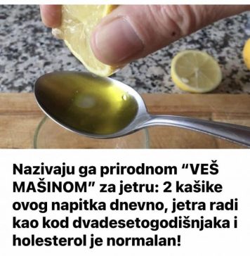 Nazivaju ga prirodnom “VEŠ MAŠINOM” za jetru: 2 kašike ovog napitka dnevno, jetra ce radit kao kod dvadesetogodišnjaka i holesterol je normalan! Nazivaju ga prirodnom “VEŠ MAŠINOM” za jetru: 2 kašike ovog napitka dnevno, jetra ce radit kao kod dvadesetogodišnjaka i holesterol je normalan! - featured image