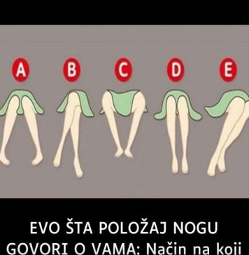 EV0 ŠTA P0L0ŽAJ NOGU GOVORI 0 VAMA: Način na koji sjedite 0tkriva skrivene 0S0BINE vaše ličnosti - featured image