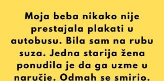 Bio sam u autobusu kada je moja beba počela toliko glasno plakati da su se svi okretali i gledali u nas. Bilo mi je strašno neugodno. Šta god da sam pokušavao, nije prestajao. - featured image