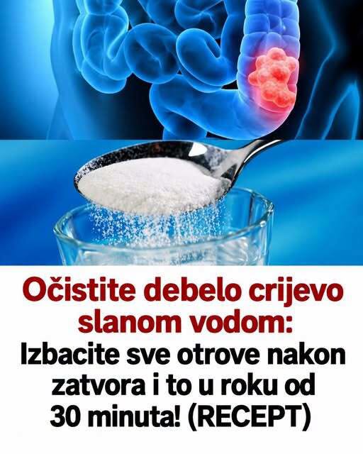 Očistite debelo crijevo slanom vodom: Izbacite sve otrove nakon zatvora i to u roku od 30 minuta! (RECEPT) - featured image