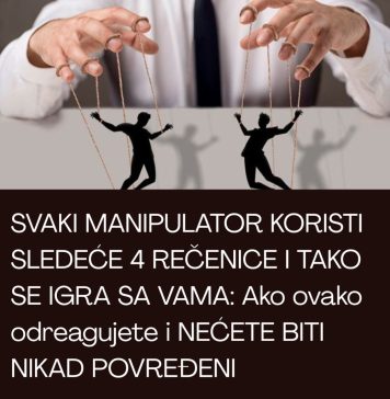 SVAKI MANIPULATOR KORISTI SLEDEĆE 4 REČENICE I TAKO SE IGRA SA VAMA: Ako ovako odreagujete i NEĆETE BITI NIKAD POVREĐENI - featured image