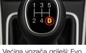 Većina vozača griješi: Evo šta znači slovo D na automobilu sa manuelnim mjenjačem - featured image