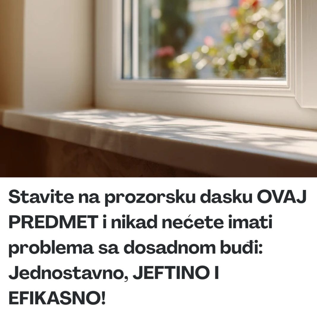 Stavite na prozorsku dasku OVAJ PREDMET i nikad nećete imati problema sa dosadnom buđi: Jednostavno, JEFTINO I EFIKASNO! - featured image Stavite na prozorsku dasku OVAJ PREDMET i nikad nećete imati problema sa dosadnom buđi: Jednostavno, JEFTINO I EFIKASNO! - featured image