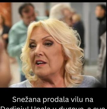Snežana prodala vilu na Dedinju! Upala u dugove, a evo gdje pjevačica sada živi - featured image