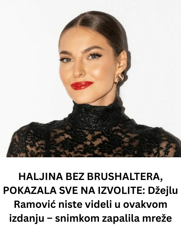 HALJINA BEZ BRUSHALTERA, POKAZALA SVE NA IZVOLITE: Džejlu Ramović niste videli u ovakvom izdanju – snimkom zapalila mreže - featured image