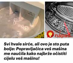 SVI HVALE SIRĆE, ALI OVO JE STO PUTA BOLJE: U porodici majstora veš mašina sam naučio kako da očistim celu veš mašinu što je brže moguće! - featured image