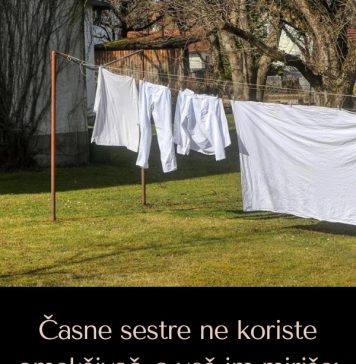 Časne sestre ne koriste omekšivač, a veš im miriše: Evo u čemu je tajna Časne sestre ne koriste omekšivač, a veš im miriše: Evo u čemu je tajna - featured image