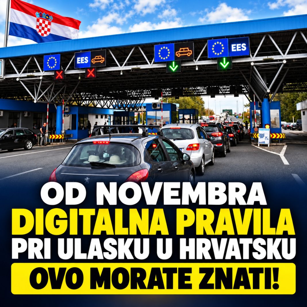 Od novembra digitalna pravila pri ulasku u Hrvatsku: Ovo morate znati - featured image Od novembra digitalna pravila pri ulasku u Hrvatsku: Ovo morate znati - featured image