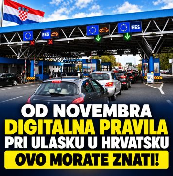 Od novembra digitalna pravila pri ulasku u Hrvatsku: Ovo morate znati Od novembra digitalna pravila pri ulasku u Hrvatsku: Ovo morate znati - featured image