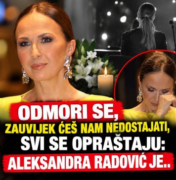 Aleksandra Radović se od oca oprostila rečima zahvalnosti: Posebno je pamtila njihov zagrljaj - featured image