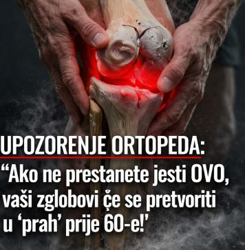 UPOZORENJE ORTOPEDA: “Ako ne prestanete jesti OVO, vaši zglobovi će se pretvoriti u ‘prah’ prije 60-e!” - featured image