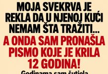 Svekrva me godinama odbacivala, a onda sam pronašla pismo koje je promijenilo sve - featured image