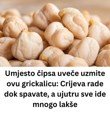 Umjesto čipsa uveče uzmite ovu grickalicu: Crijeva rade dok spavate, a ujutru sve ide mnogo lakše - featured image