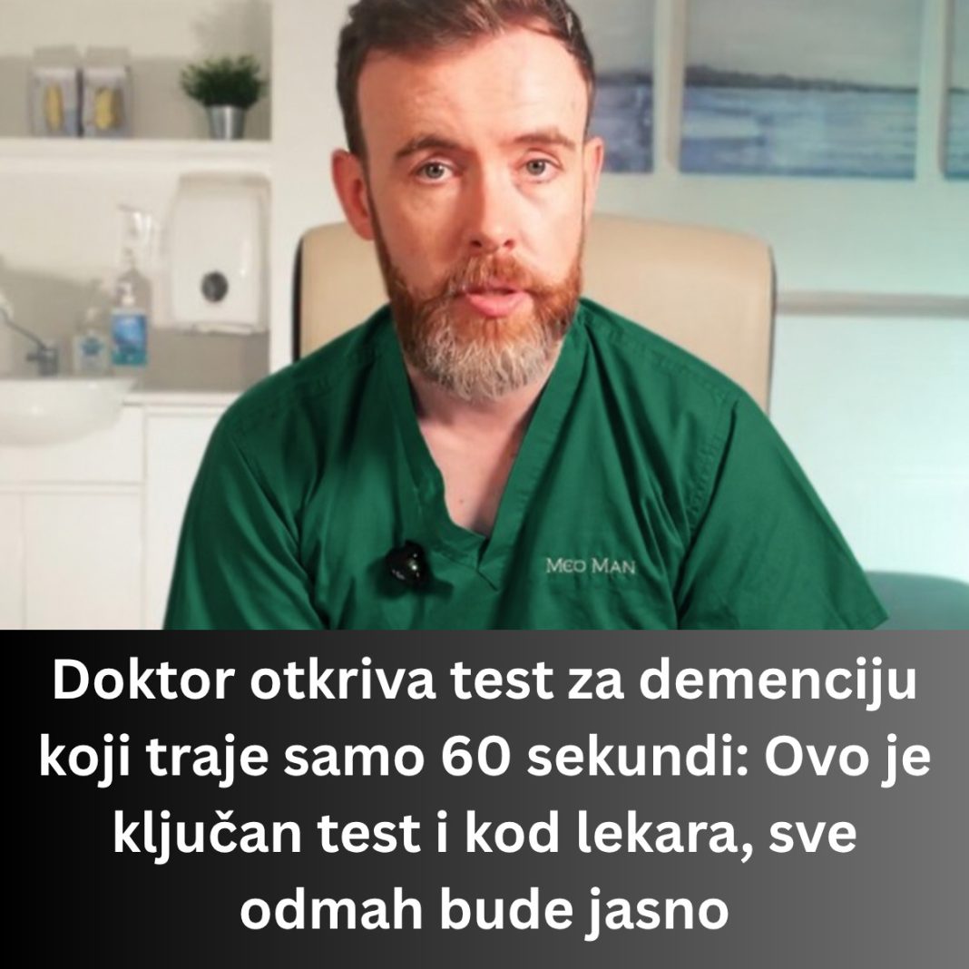 Doktor otkriva test za demenciju koji traje samo 60 sekundi: Ovo je ključan test i kod lekara, sve odmah bude jasno - featured image