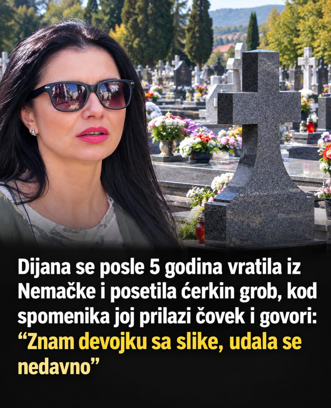 Na porodičnom spomeniku čuvala je ćerkinu sliku: Reči radnika groblja pokrenule su potragu - featured image