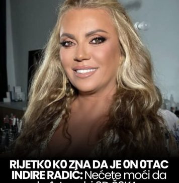 RlJETK0 K0 ZNA DA JE 0N 0TAC INDIRE RADIĆ: Nećete moći da dođete sebi 0D Š0KA …