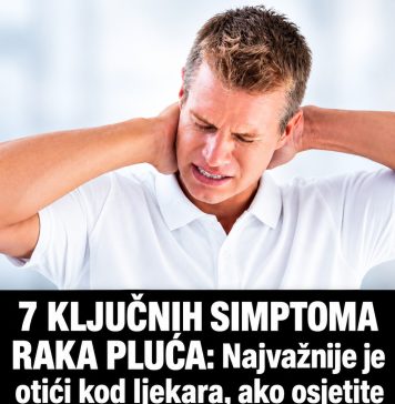 7 ključnih simptoma raka pluća: Najvažnije je otići kod ljekara, ako osjetite bilo koji od ovih simptoma jer je ova bolest podmukla - featured image
