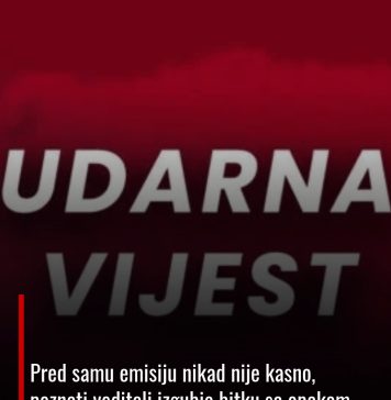Pred samu emisiju nikad nije kasno, poznati voditelj izgubio bitku sa opakom b0lešću: Tragičan Gubitak za Televizijsku Industriju - featured image