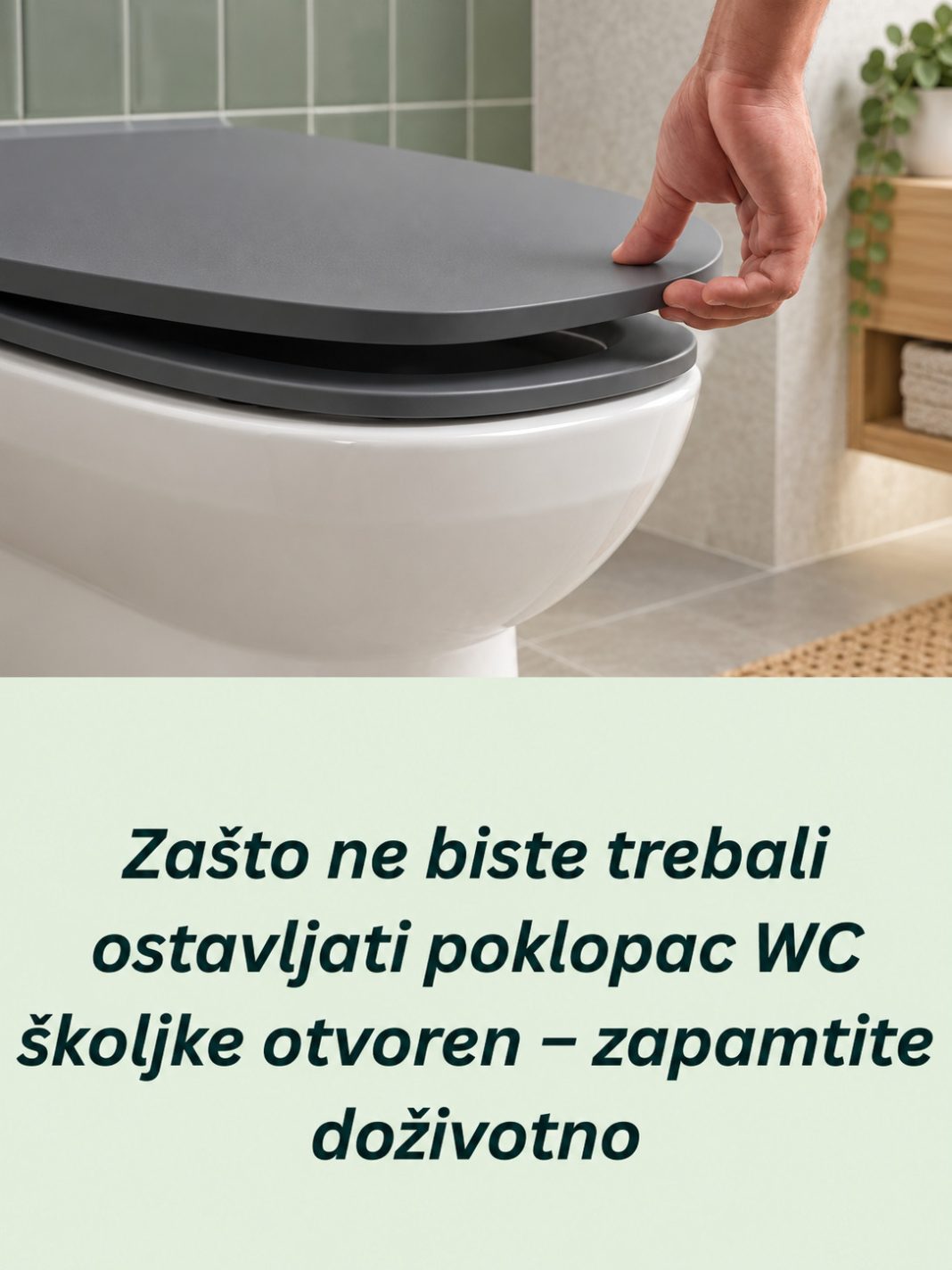 Zašto ne biste trebali ostavljati poklopac WC školjke otvoren – zapamtite doživotno - featured image Zašto ne biste trebali ostavljati poklopac WC školjke otvoren – zapamtite doživotno - featured image