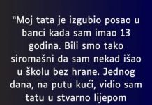 “Moj tata je izgubio posao u banci kada sam imao 13 godina…” - featured image