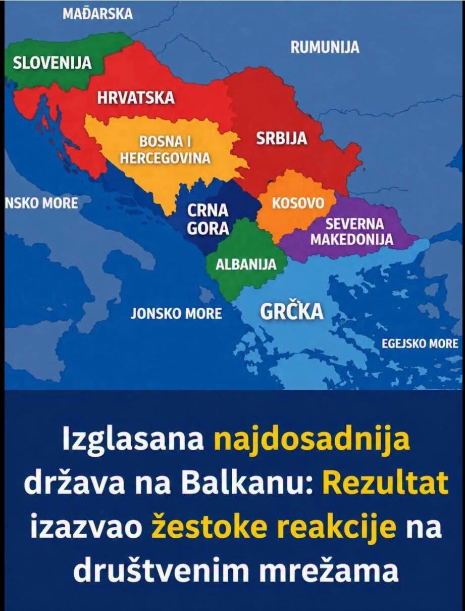 Izglasana najdosadnija država na Balkanu: Rezultat izazvao žestoke reakcije na društvenim mrežama👇 - featured image