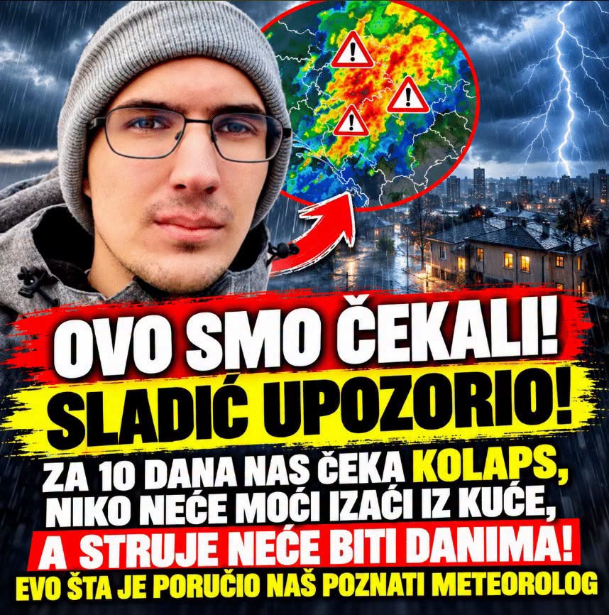 0vo smo čekali: Sladić up0z0rio, za 10 dana nas čeka k0laps, niko neće moći izaći iz kuće - featured image