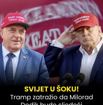 SVIJET U ŠOKU! Tramp zatražio da Milorad Dodik bude sljedeći