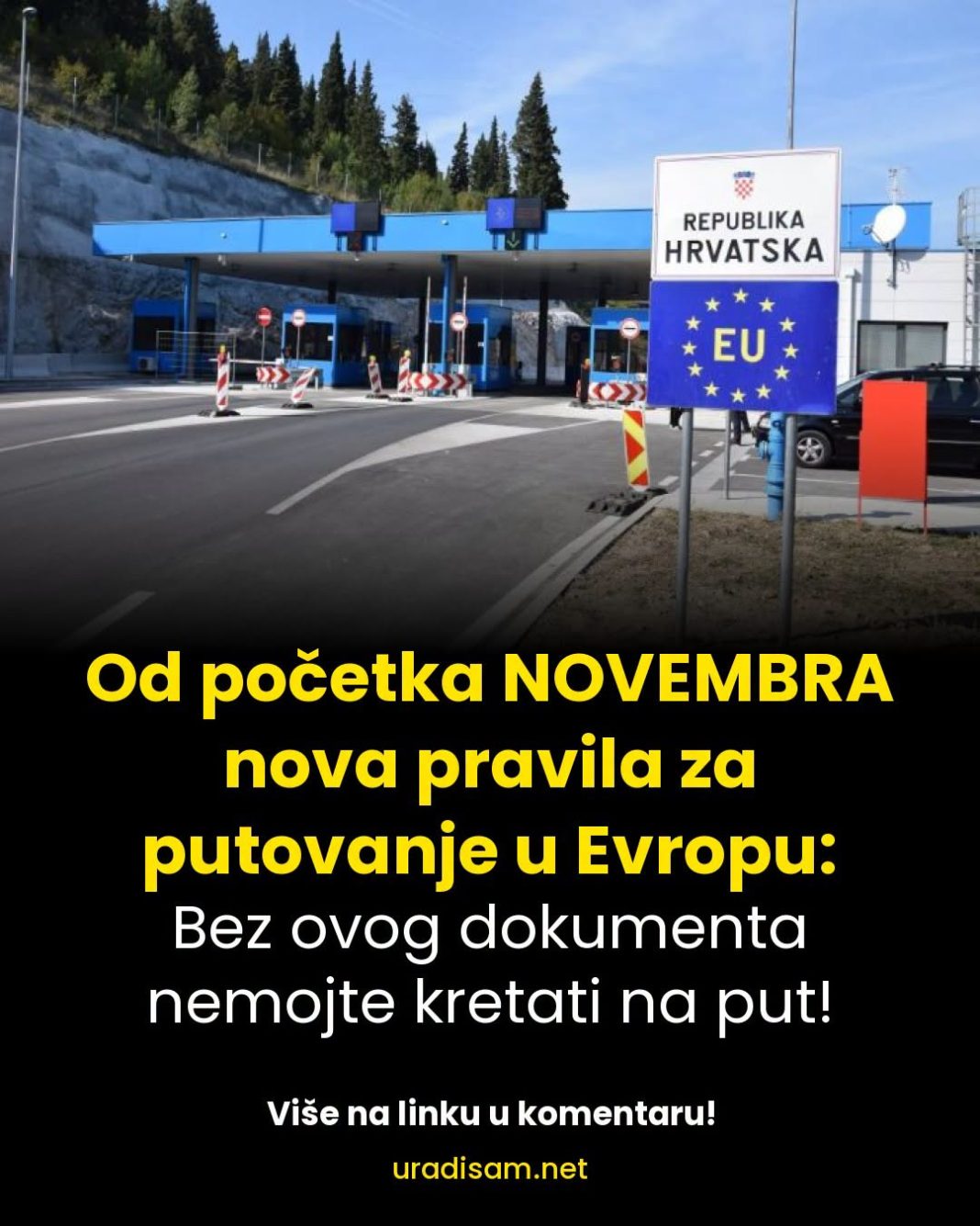 Od početka NOVEMBRA nova pravila za putovanje u Evropu: Bez ovog dokumenta nemojte kretati na put! - featured image Od početka NOVEMBRA nova pravila za putovanje u Evropu: Bez ovog dokumenta nemojte kretati na put! - featured image